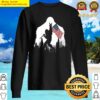 funny bigfoot rock and roll usa flag in the forest sweater
