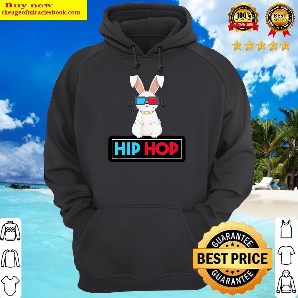 hip hop bunny toddler easter bunny rap hoodie