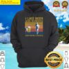 i like beer and running and maybe 3 people sticker hoodie