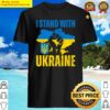 i stand with ukraine coat of arms of ukraine ukrainian trident shirt