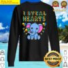 i steal hearts autism awareness elephant puzzle piece sweater