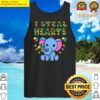i steal hearts autism awareness elephant puzzle piece tank top