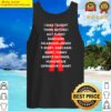 i was taught think before i act funny sarcasm hilarious unisex sarcasm funnys tank top