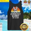 kids coolest bunny in town sunglasses toddler boys easter ki tank top