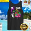 kids funny will trade sister for easter candy cute bunny tank top