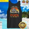 mens soon to be pops est 2023 vintage fathers day new pops tank top