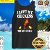 my chickens to be here owner essential tank top