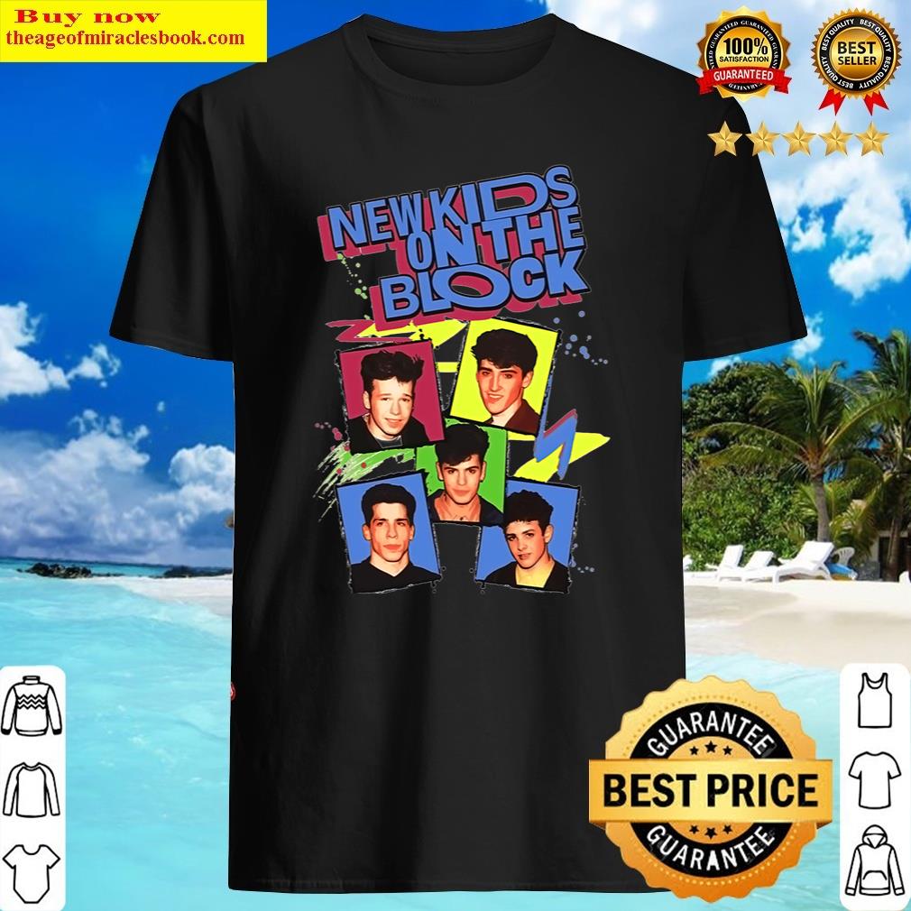 pictures five man arts new kids retro on the block music shirt