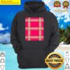 plaid and checked pattern design hoodie