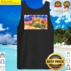 plaza theater in laredo at sunset pen and watercolor tank top