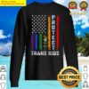 protect trans kids lgbt us flag matching tees men sweater