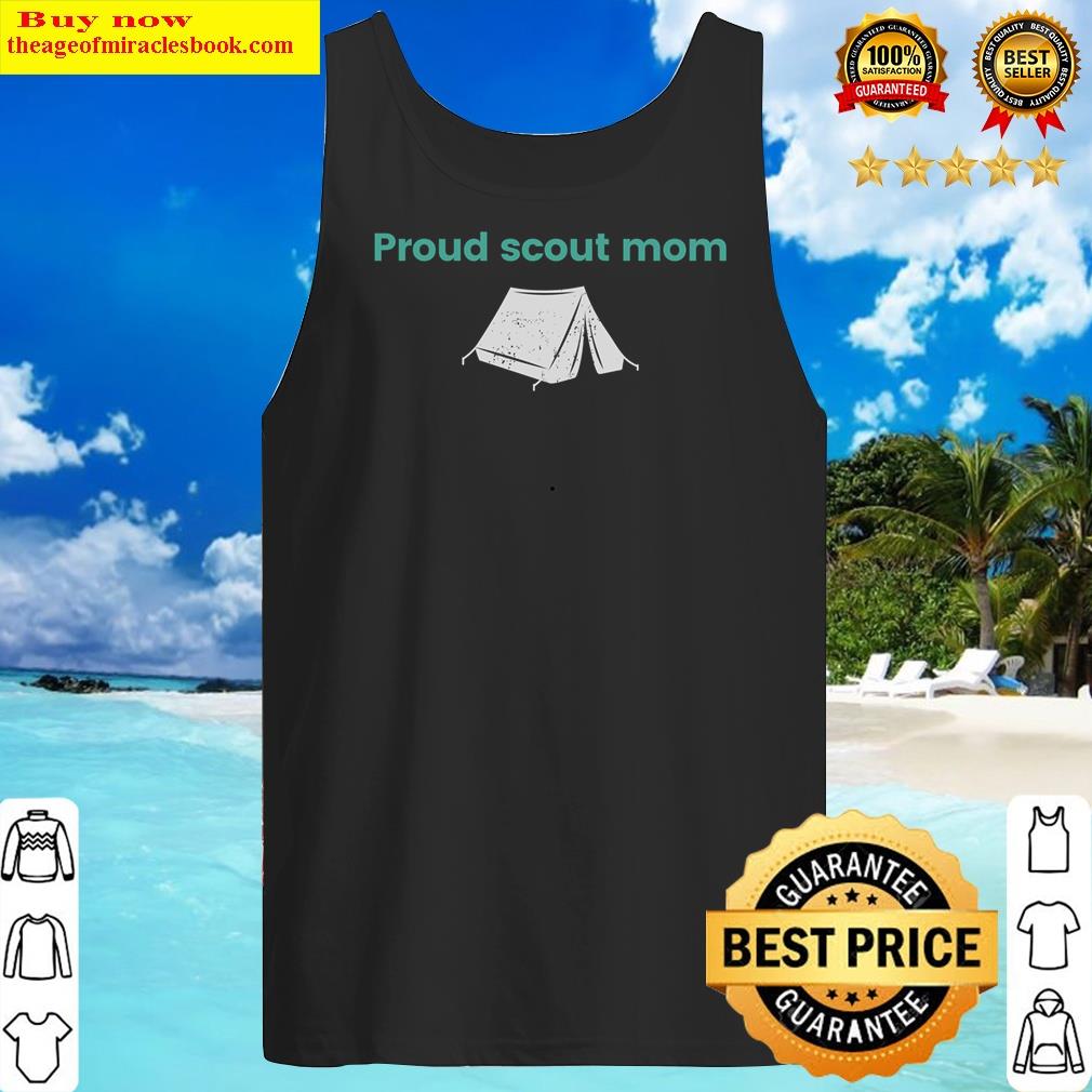 proud scout mom tank top