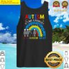 rainbow autism its not a disability its a different ability tank top
