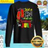 s just a girl who loves christmas in july summer family v neck sweater