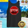 stop war traffic sign tank top