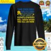 sunflower put these seeds in your pockets support ukraine sweater