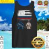 thin red blue green line police firefighters military tank top