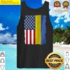 us with ukrainian roots flags american and ukraine flag tank top