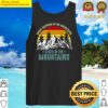 vintage mountain retro what happens in the mountains outdoor tank top