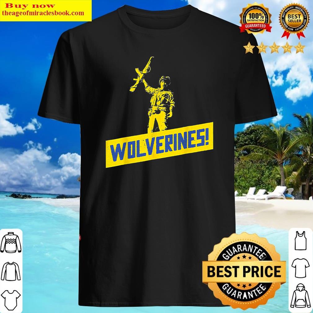 wolverines support ukraine shirt