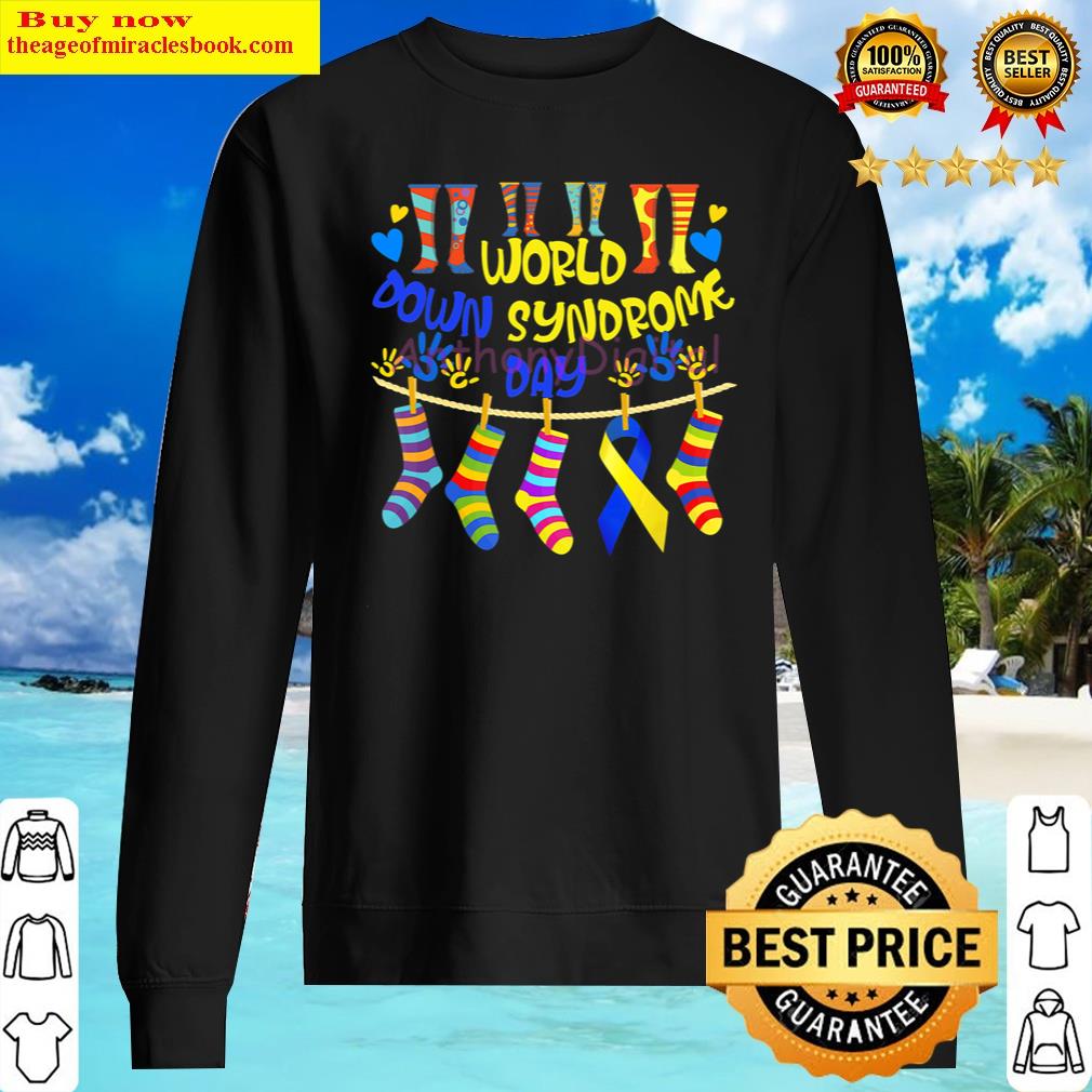 World Down Syndrome Day Rock Your Socks Awareness Shirt Sweater