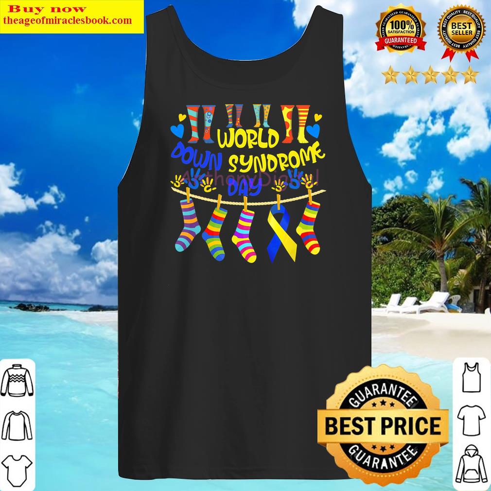 World Down Syndrome Day Rock Your Socks Awareness Shirt Tank Top