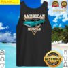 american flag vintage muscle car hot rod and muscle car tank top