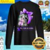 cat cute hope for a cure elder abuse awareness 2022 gifts sweater