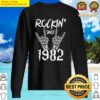 classic rock 1982 birthday gifts rocker rockin since 1982 t shirt copy sweater