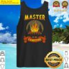dazzling camping camper master of the campfire tank top