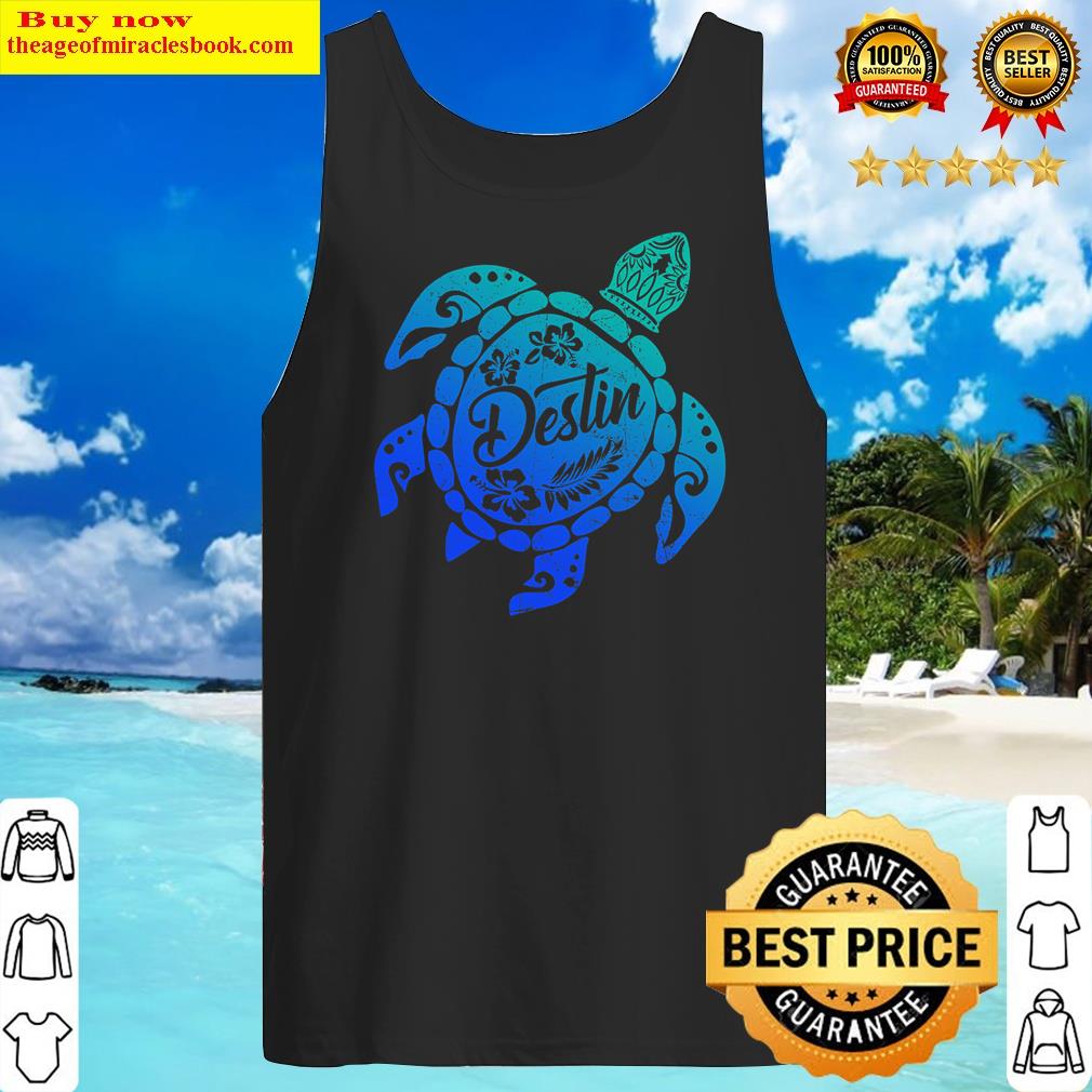 Destin - Florida Sea Turtles Matching Family Vacation 2022 Shirt Tank Top