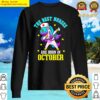 discount the best nurses are born in october rn medical unicorn sweater