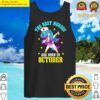 discount the best nurses are born in october rn medical unicorn tank top