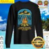 donating blood one mosquito camping funny camper humor sweater