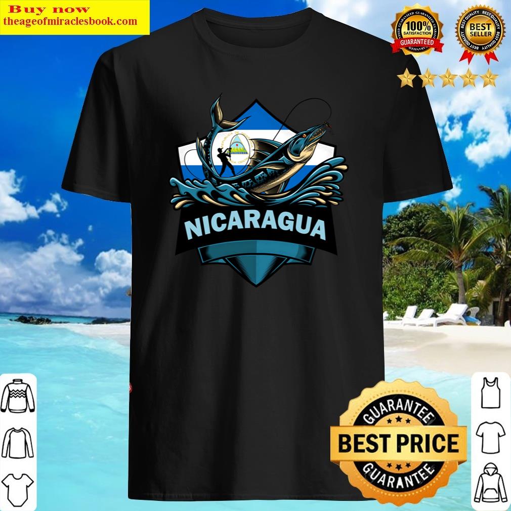 Fishing In Nicaragua – Retro Nicaragua Fishing Shirt
