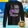 foster care awareness month boxing gloves lavender ribbon t shirt sweater