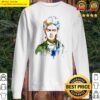 frida kahlo watercolor painting potrait artwork top design ladies mens retro fashion vintage shirt sweater