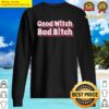 good witch bad bitch spiritual witchy retro novelty cute witchy womens crop cropped top shirt sweater