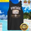 gracious 70 years old vintage 1952 limited edition 70th birthday tank top