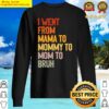 i went from mama to mommy to mom to bruh funny mothers day sweater