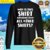 lovely funny passover ma nistana jewish seder family sweater