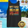 mens nft dad like a normal dad but way smarter fathers day tank top