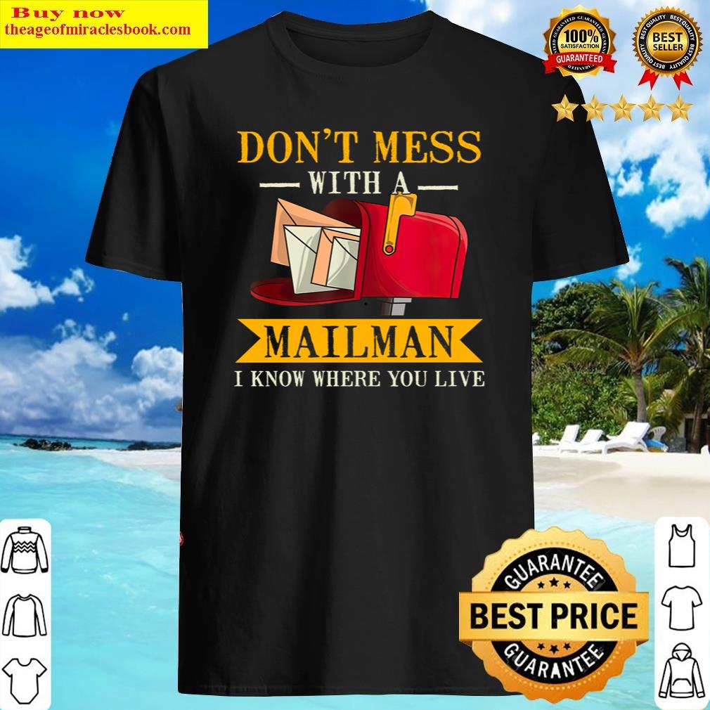 Official Don’t Mess Mailman – Mailman Gift Postman Postal Worker Gift Shirt