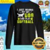 softball pitcher hitter catcher dog lover sweater