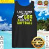 softball pitcher hitter catcher dog lover tank top
