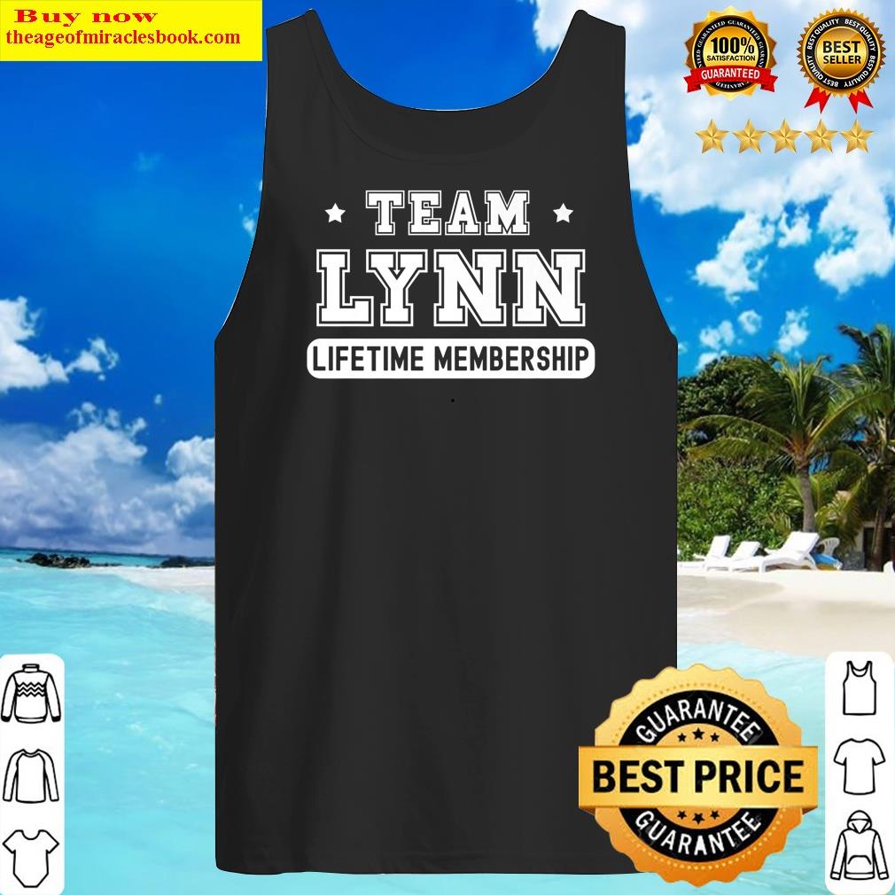 Team Lynn Lifetime Membership Funny Family Last Name Premium Shirt Tank Top