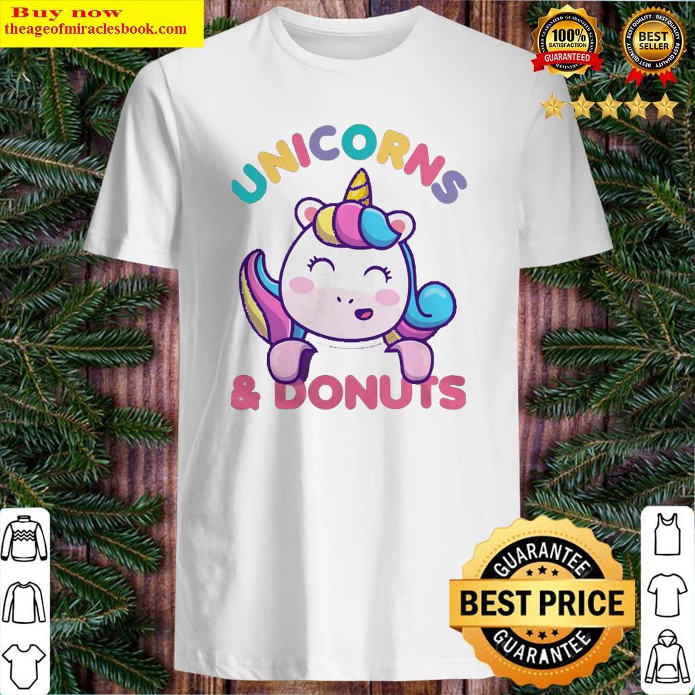 Unicorn Lover Pony And Donuts Unicorns Shirt Shirt Shirt