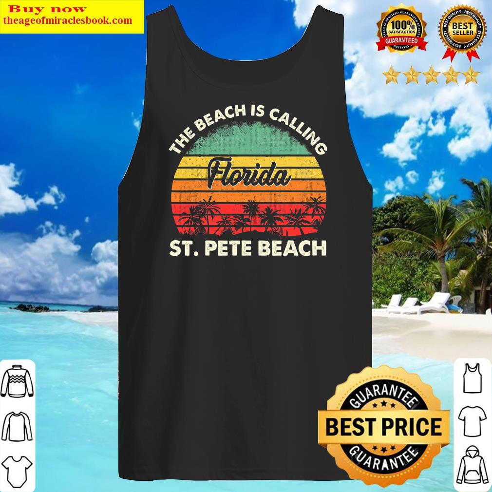 Vintage Family Vacation California St. Pete Beach Shirt Tank Top
