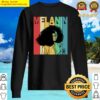 vintage melanin afro black women black history pride sweater