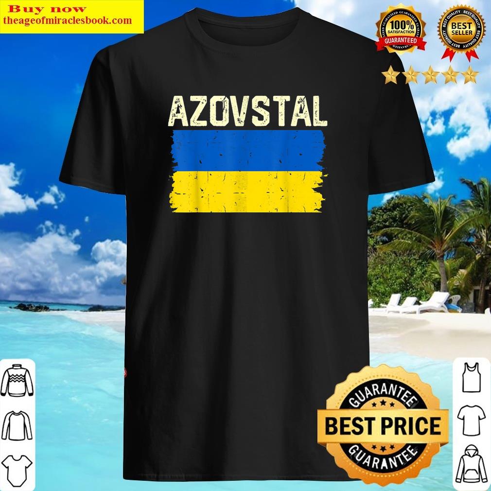 I Stand With Azovstal Mariupol Ukraine Vintage Ukrainian Shirt